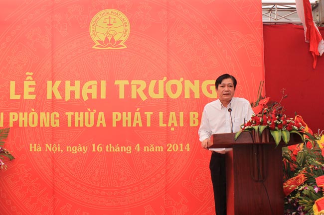 Hà Nội: Khai trương Văn phòng Thừa phát lại Ba Đình