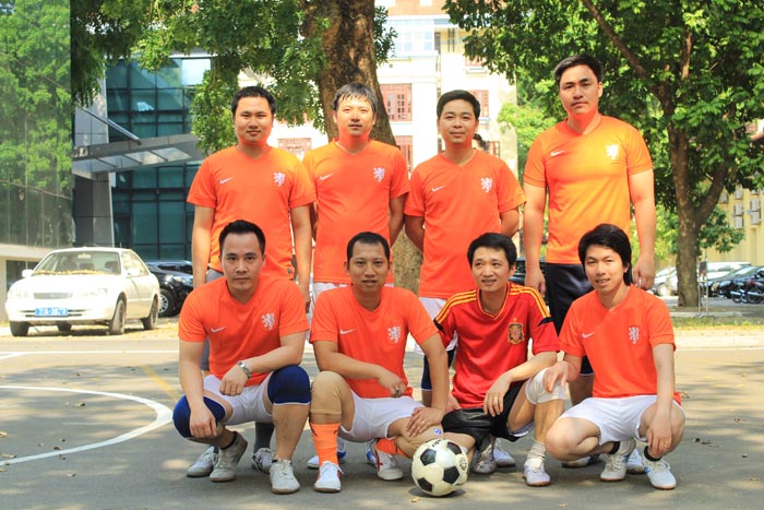 Khai mạc Giải bóng đá Văn phòng Bộ Tư pháp mở rộng lần thứ I năn 2014