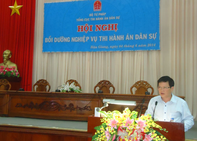 Khai mạc Hội nghị bồi dưỡng nghiệp vụ thi hành án dân sự 