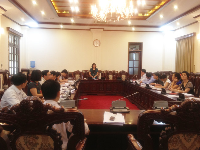 Kiểm tra tình hình thực hiện Quy chế dân chủ tại cơ quan Tổng cục Thi hành án dân sự