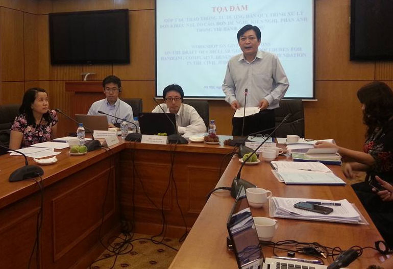 Tọa đàm góp ý Dự thảo “Thông tư hướng dẫn quy trình xử lý đơn khiếu nại, tố cáo, đơn đề nghị, kiến nghị, phản ánh trong thi hành án dân sự” tại Bộ Tư pháp