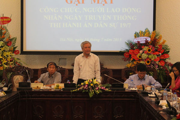 Tổng cục Thi hành án dân sự tổ chức nhiều hoạt động hướng tới 69 năm Ngày truyền thống Thi hành án dân sự (19/7/1946 - 19/7/2015) và ngày thương binh liệt sĩ 27/7/2015