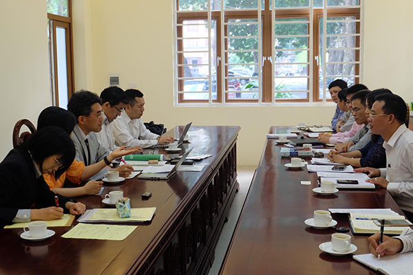 Tổng cục Thi hành án dân sự tiếp và làm việc với các chuyên gia của Dự án JICA, Nhật Bản.