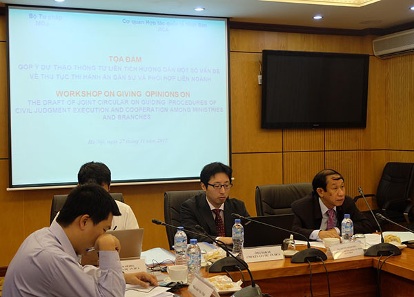 Tọa đàm lấy ý kiến đóng góp vào Dự thảo “Thông tư hướng dẫn một số vấn đề về thủ tục thi hành án dân sự và phối hợp liên ngành trong thi hành án dân sự”