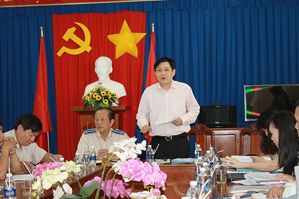 Tổng cục Thi hành án dân sự làm việc tại Cục Thi hành án dân sự tỉnh Long An và Đồng Nai về công tác thi hành án dân sự liên quan đến án tín dụng ngân hàng