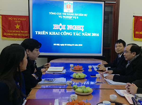 Vụ Nghiệp vụ 3, Tổng cục Thi hành án dân sự triển khai công tác năm 2016