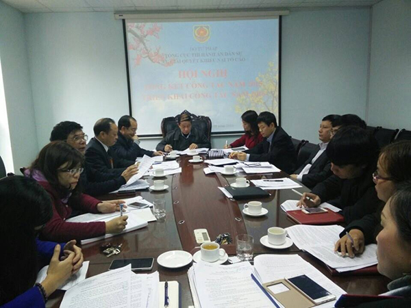 Vụ Giải quyết khiếu nại, tố cáo- Tổng cục Thi hành án dân sự triển khai công tác năm 2016: Chú trọng công tác tiếp công dân và giải quyết án trọng điểm, phức tạp, kéo dài