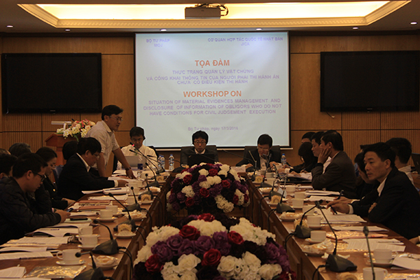 Tọa đàm: Thực trạng quản lý vật chứng và đăng tải thông tin của người phải thi hành án chưa có điều kiện thi hành