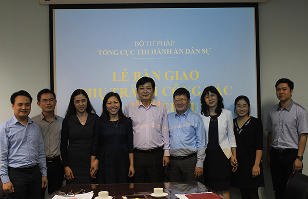 Lễ bàn giao phụ trách công tác Vụ Nghiệp vụ 3, Tổng cục Thi hành án dân sự