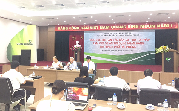 Công tác thi hành án tín dụng, ngân hàng đối với Vietcombank tại thành phố Hải Phòng: Tăng cường phối hợp là giải pháp cần thiết trong giai đoạn hiện nay