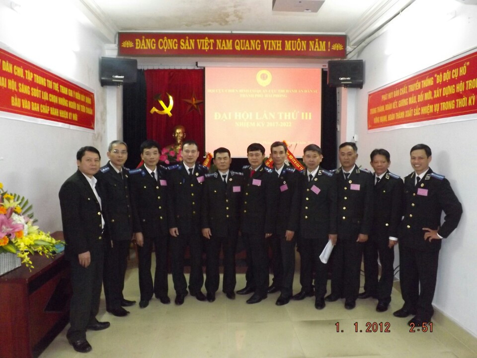 Đại hội đại biểu Hội Cựu chiến binh cơ quan Cục Thi hành án dân sự thành phố Hải Phòng lần thứ III ( Nhiệm kỳ 2017-2022 )