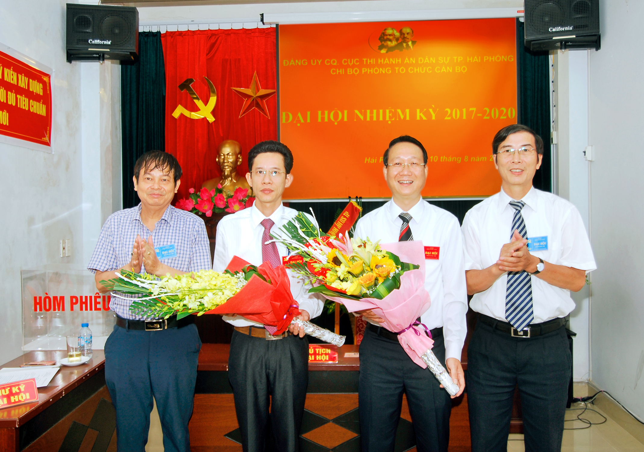 Đại hội chi bộ trực thuộc Đảng bộ cơ quan Cục Thi hành án dân sự thành phố Hải Phòng nhiệm kỳ 2017-2020