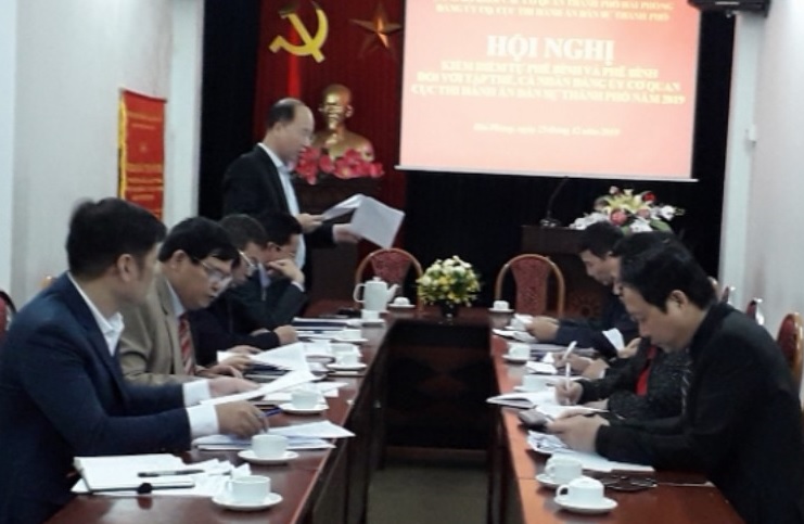 Kiểm điểm, đánh giá, xếp loại chất lượng năm 2019 đối với tổ chức đảng, đảng viên và tập thể, cá nhân cán bộ lãnh đạo, quản lý cấp ủy