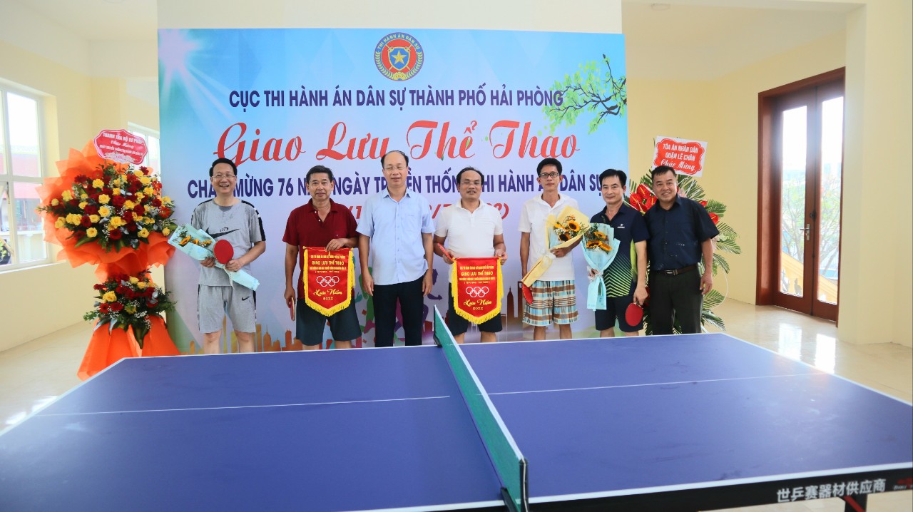 Cục Thi hành án dân sự thành phố Hải Phòng tổ chức các hoạt động văn nghệ, thể thao chào mừng kỷ niệm 76 năm Ngày truyền thống Thi hành án dân sự (19/7/1946 – 19/7/2022).