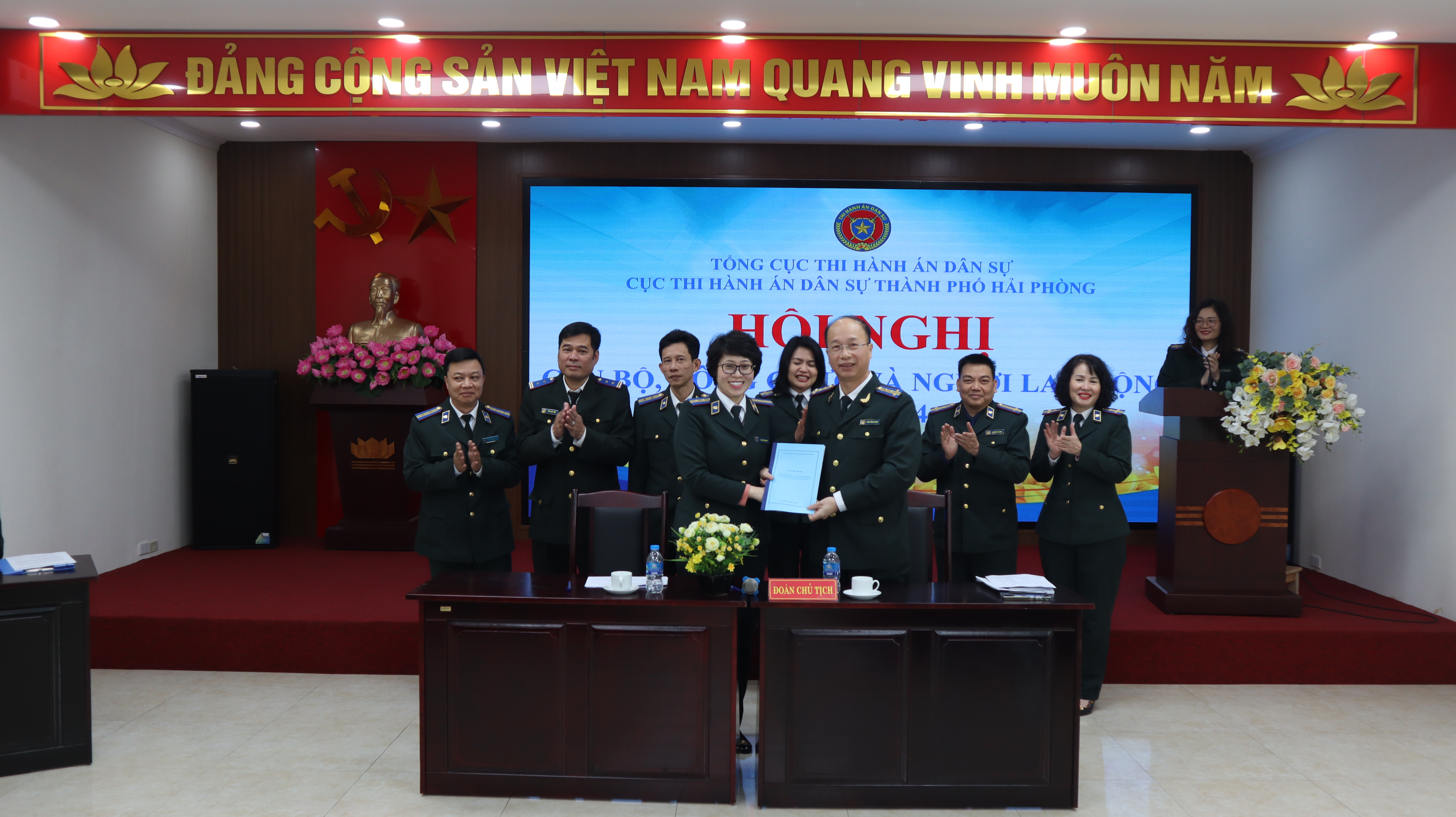 Cục Thi hành án dân sự thành phố Hải Phòng tổ chức Hội nghị cán bộ, công chức và người lao động năm 2024