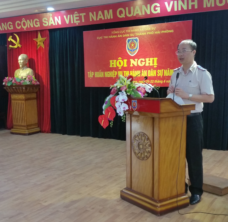 Cục Thi hành án dân sự  thành phố Hải Phòng tổ chức tập huấn nghiệp vụ thi hành án dân sự năm 2016