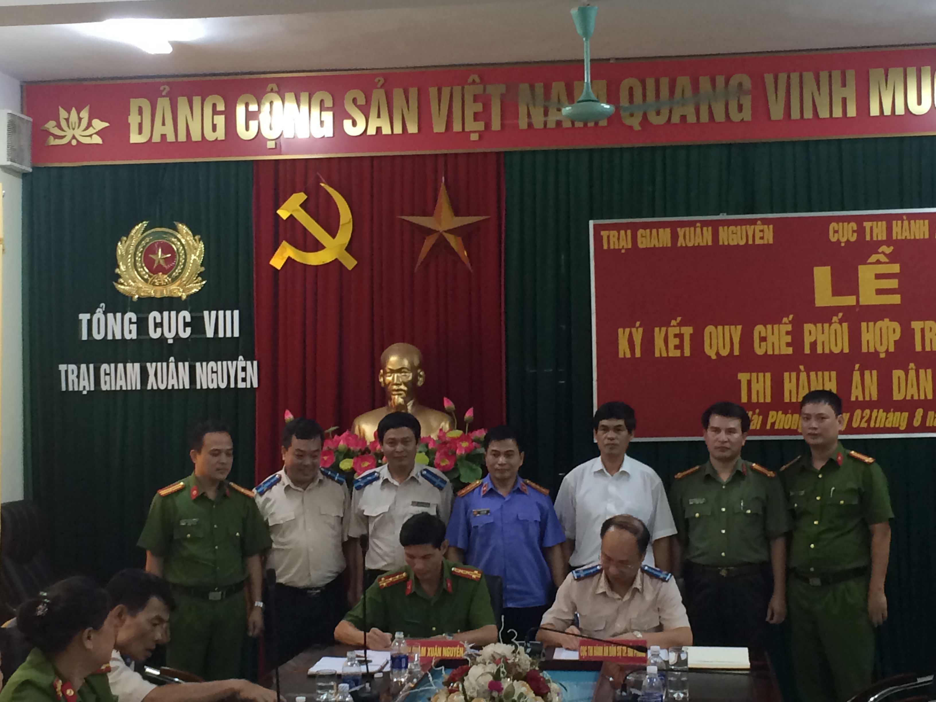 Hội nghị ký Quy chế phối hợp trong công tác thi hành án dân sự và những việc liên quan đến công tác thi hành án dân sự