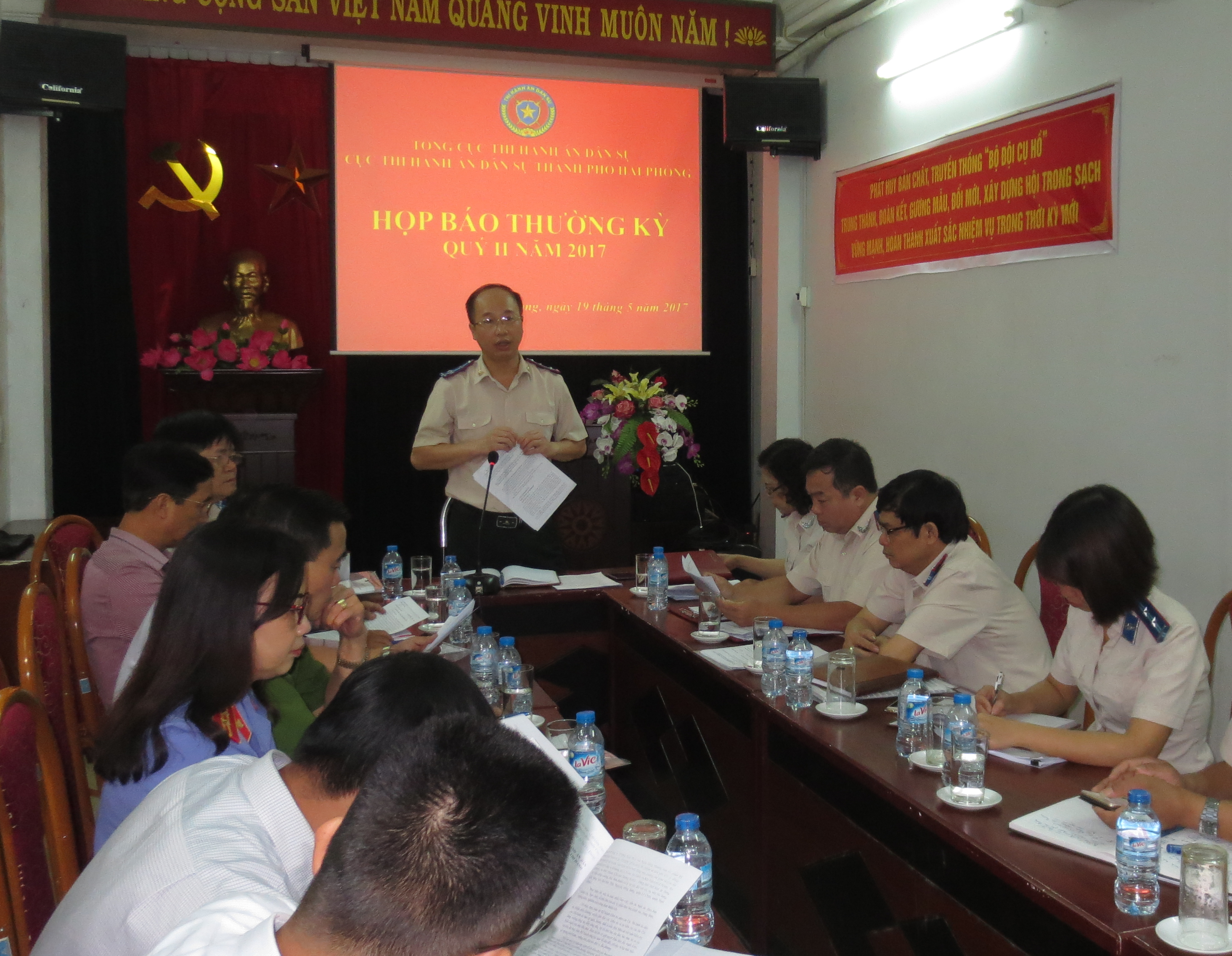 Họp báo Quý 2 năm 2017 của Cục Thi hành án dân sự  thành phố Hải Phòng