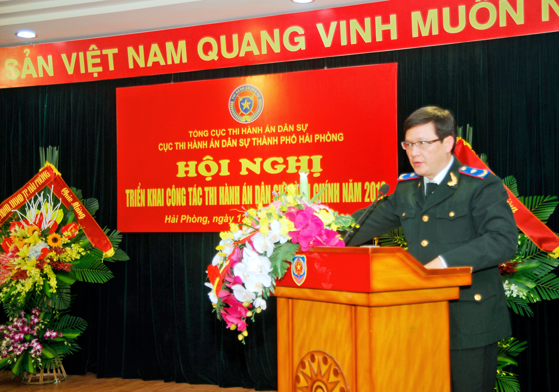 Cục Thi hành án dân sự thành phố Hải Phòng tổ chức Hội nghị triển khai công tác thi hành án dân sự năm 2018