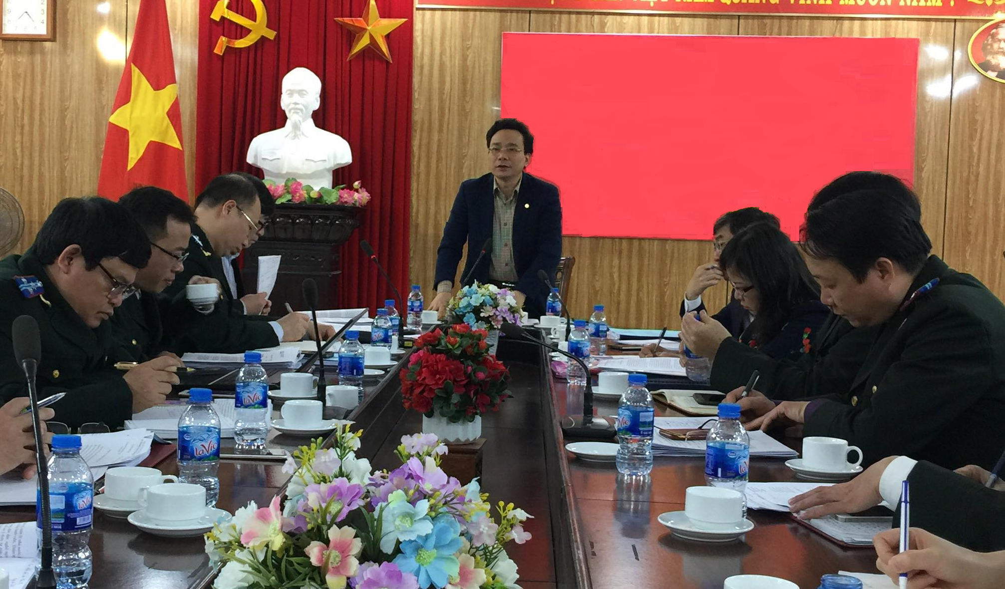 Đoàn giám sát của Ủy ban Kiểm tra Trung ương làm việc  tại Cục Thi hành án dân sự thành phố Hải Phòng