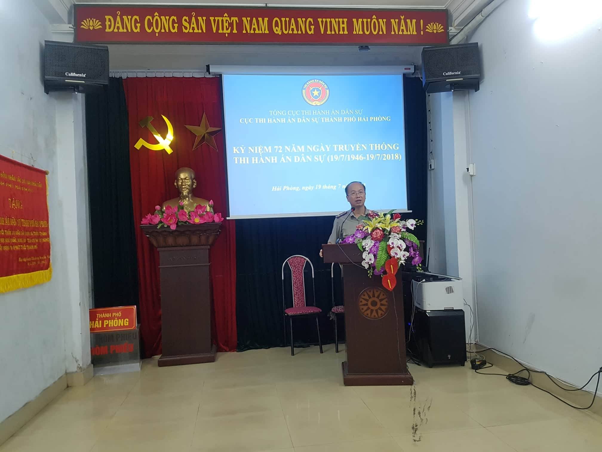 Kỷ niệm 72 năm Ngày truyền thống Thi hành án dân sự (19/7/1946 – 19/7/2018)