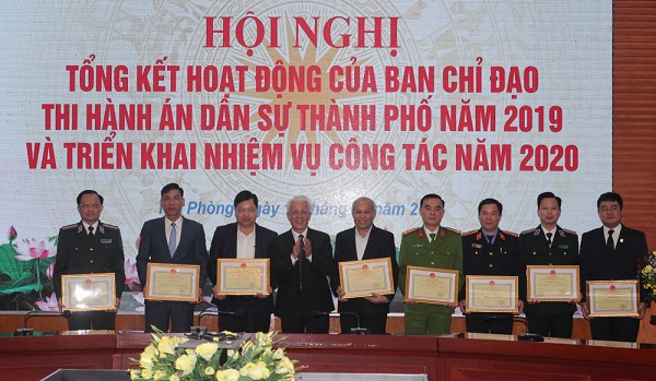 Hội nghị tổng kết hoạt động của Ban Chỉ đạo Thi hành án dân sự thành phố Hải Phòng năm 2019 và triển khai nhiệm vụ công tác năm 2020