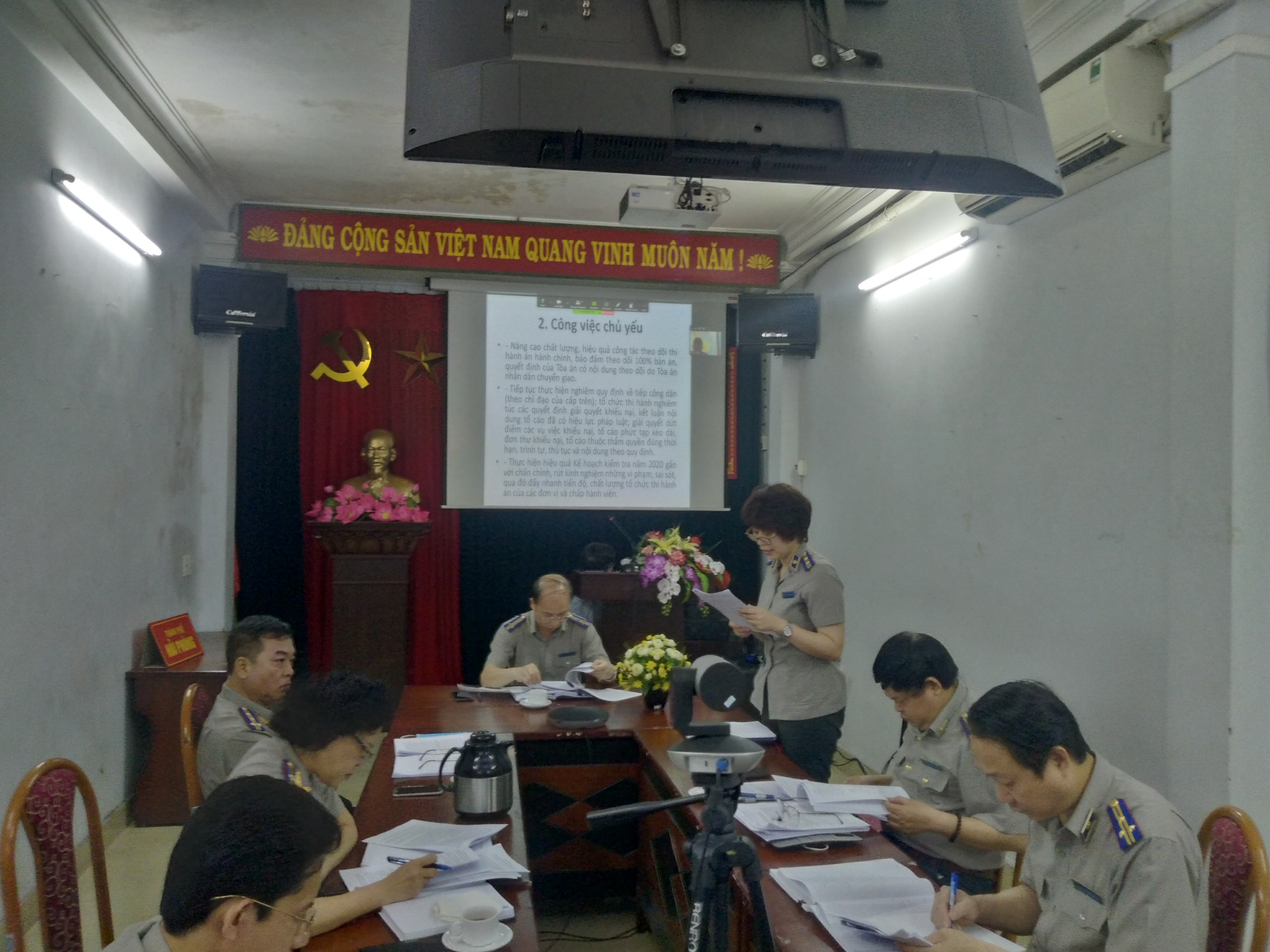 HỘI NGHỊ SƠ KẾT CÔNG TÁC THI HÀNH ÁN  DÂN SỰ 6 THÁNG ĐẦU NĂM 2020