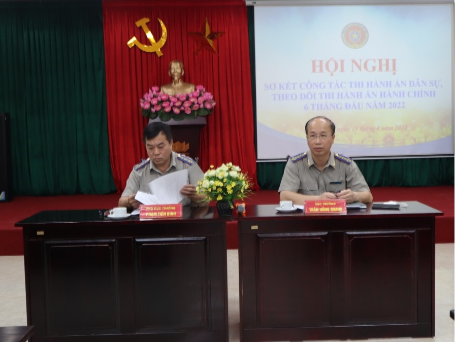 Cục Thi hành án dân sự thành phố Hải Phòng tổ chức Hội nghị Sơ kết 6 tháng công tác thi hành án dân sự,  theo dõi thi hành án hành chính năm 2022