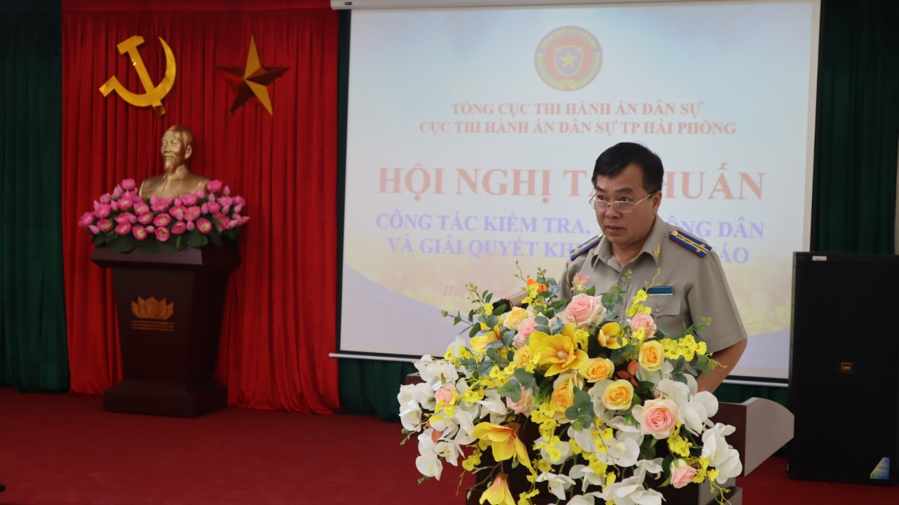 Hội nghị tập huấn công tác kiểm tra, tiếp công dân và giải quyết khiếu nại, tố cáo năm 2022