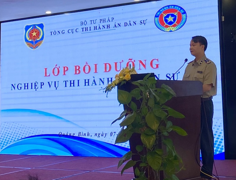 Tổng cục Thi hành án dân sự khai mạc Lớp bồi dưỡng nghiệp vụ thi hành án dân sự tại tỉnh Quảng Bình (Lớp thứ 2)