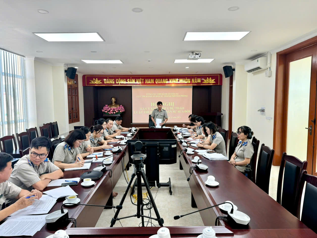 Hội nghị lấy ý kiến góp ý dự thảo Luật Thi hành án dân sự (sửa đổi)