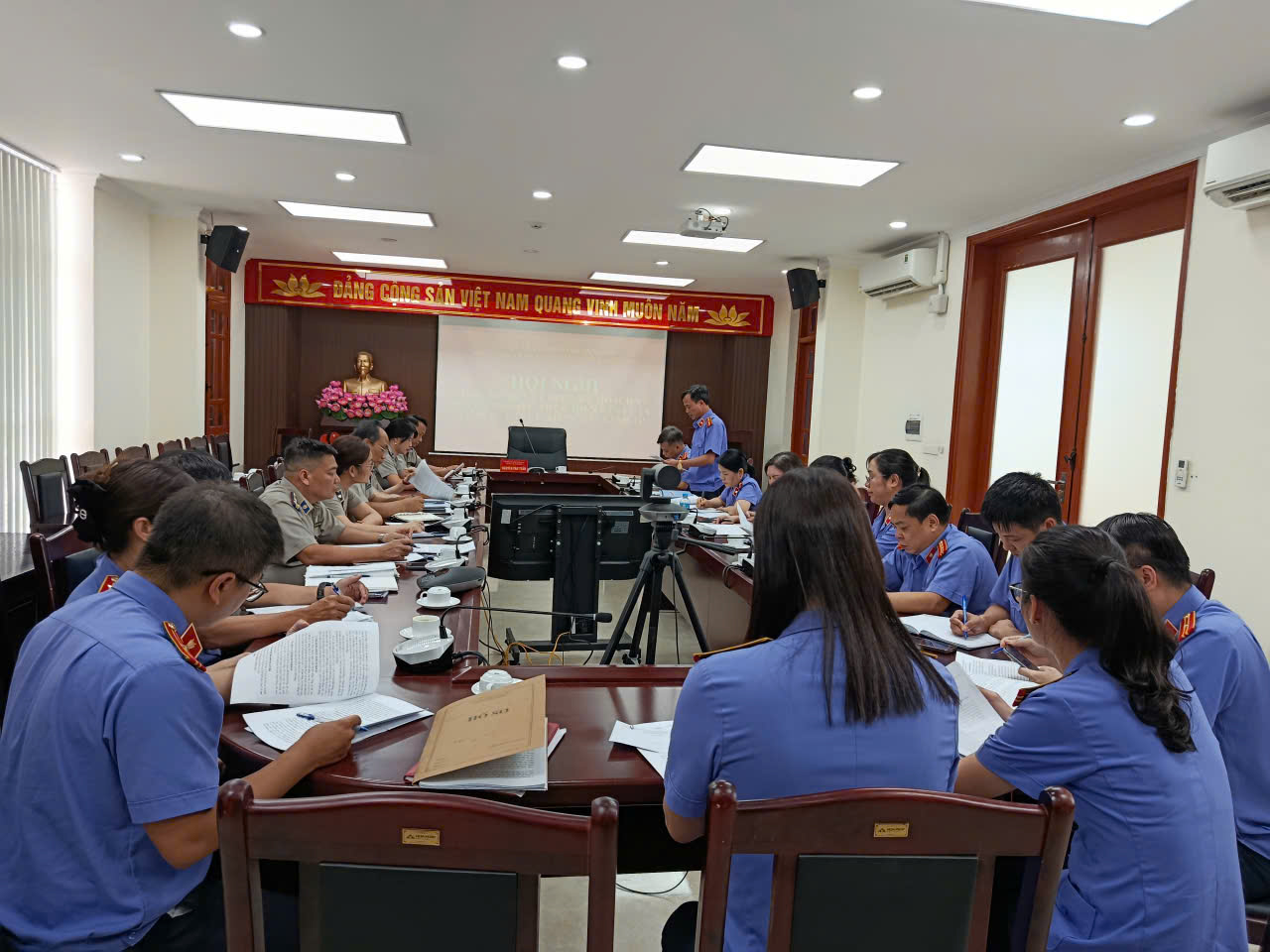 Viện kiểm sát nhân dân thành phố công bố Quyết định, Kế hoạch về việc phúc tra việc thực hiện Kết luận kiểm sát trực tiếp tại Thi hành án dân sự thành phố Hải Phòng