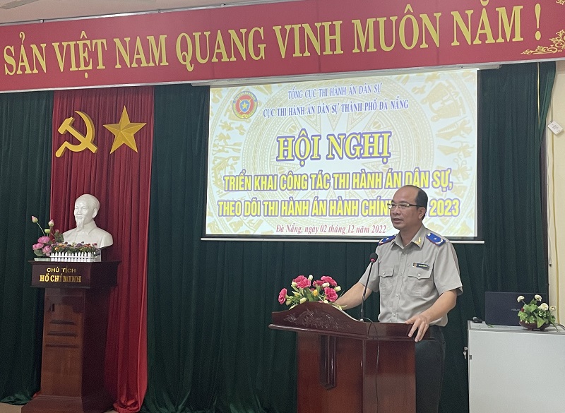 Cục Thi hành án dân sự thành phố Đà Nẵng triển khai công tác thi hành án dân sự, theo dõi thi hành án hành chính năm 2023