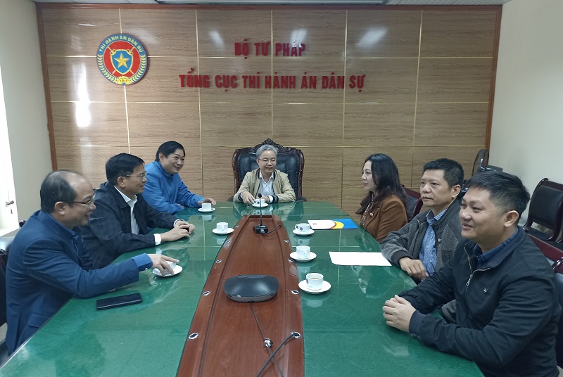 Tổng Cục trưởng Tổng cục Thi hành án dân sự đã gặp mặt tri ân cựu chiến binh đang công tác tại Tổng cục THADS