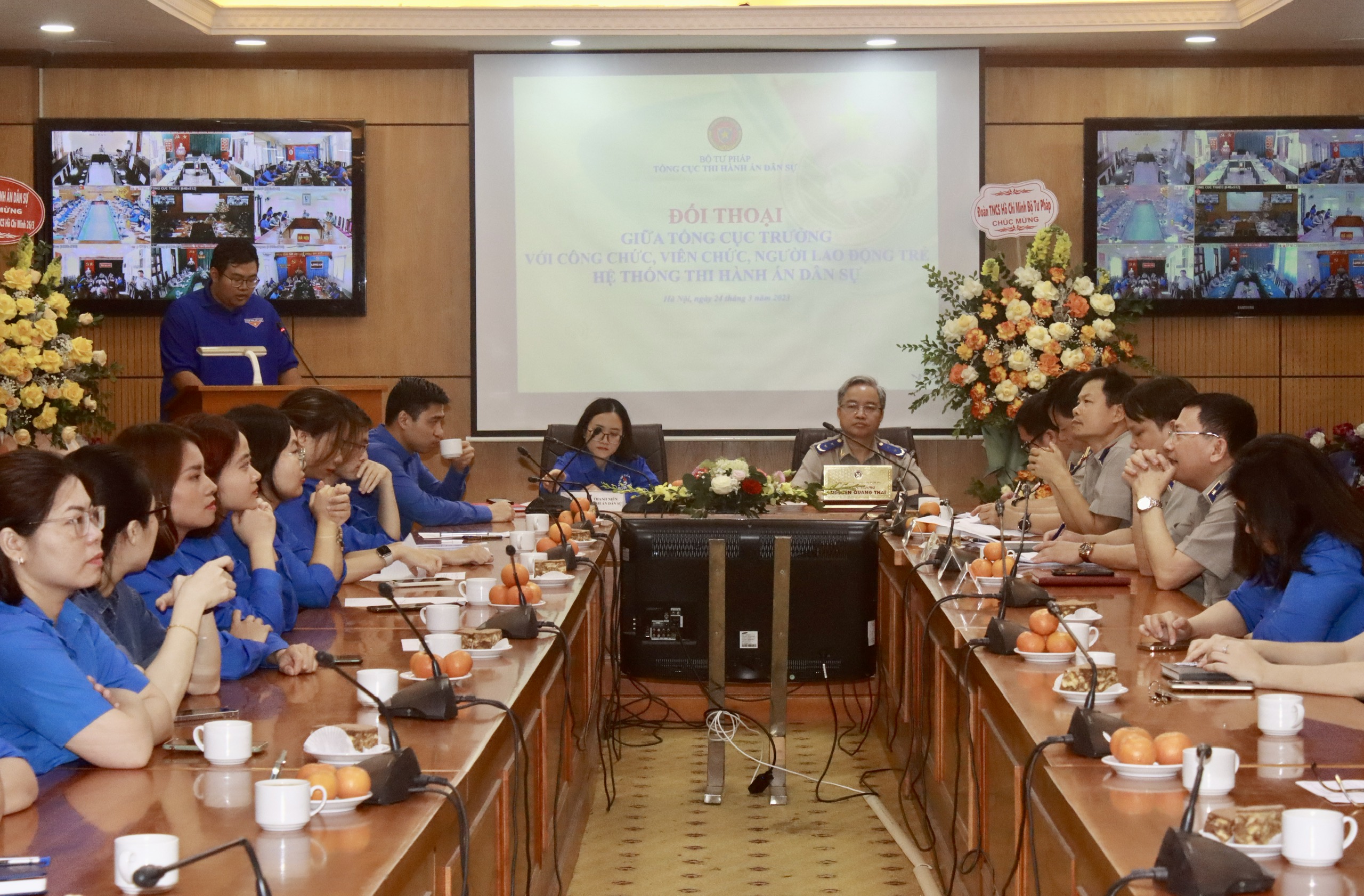 Tổng Cục trưởng đối thoại với công chức, viên chức, người lao động trẻ Hệ thống Thi hành án dân sự