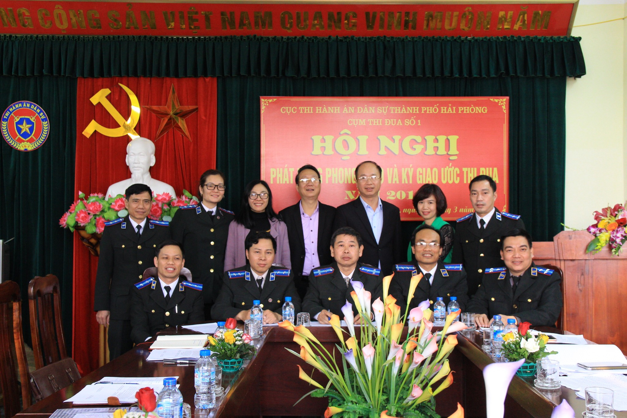 Cụm Thi đua số 1 tổ chức Hội nghị phát động phong trào và ký giao ước thi đua năm 2017