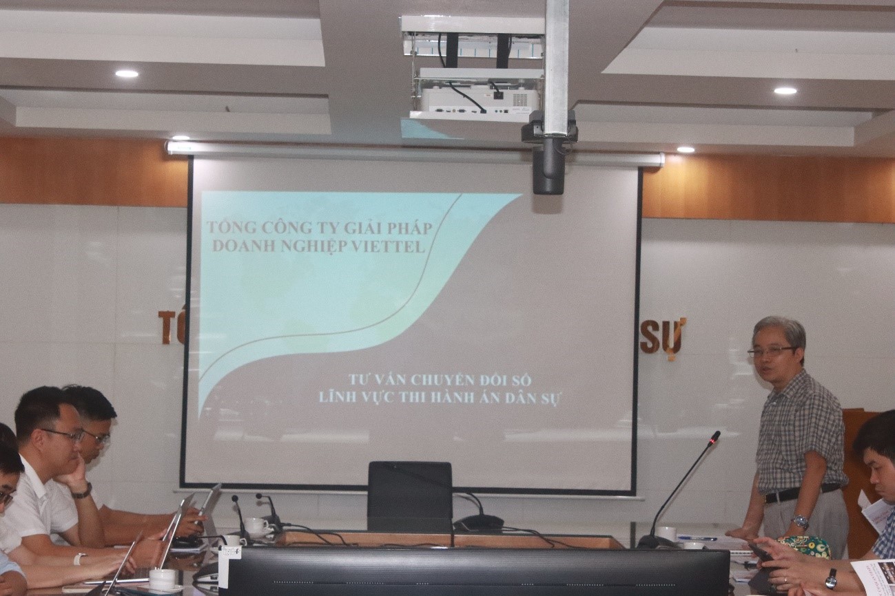 Hội nghị tư vấn Quy hoạch tổng thể ứng dụng công nghệ thông tin và chuyển đổi số của Hệ thống Thi hành án dân sự