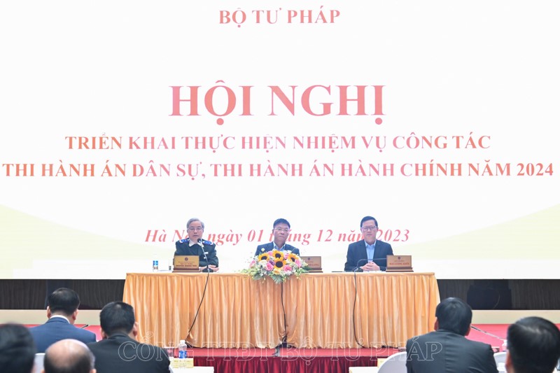 Triển khai công tác Thi hành án dân sự, hành chính năm 2024