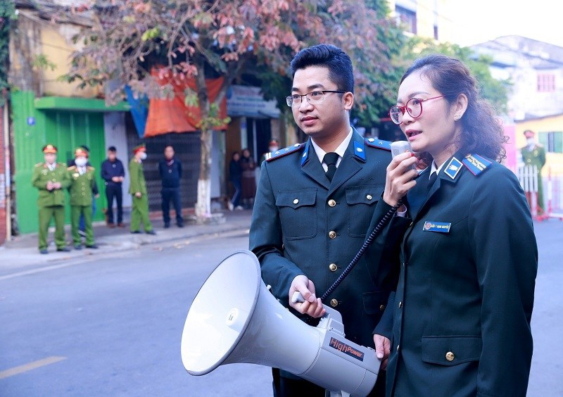 Phòng Nghiệp vụ và Tổ chức thi hành án – Cục Thi hành án dân sự thành phố Hải Phòng chủ động, quyết liệt trong công tác tổ chức thi hành án.