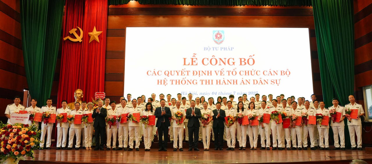 Xây dựng hệ thống thi hành án dân sự tinh gọn, hiện đại, hiệu lực và hiệu quả