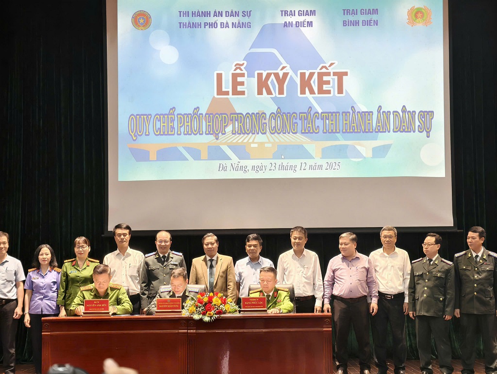 Cục trưởng Cục Quản lý Thi hành án dân sự dự Hội nghị triển khai thực hiện chỉ tiêu, nhiệm vụ công tác thi hành án dân sự, theo dõi thi hành án hành chính năm 2026 do Uỷ ban nhân dân thành phố Đà Nẵng tổ chức