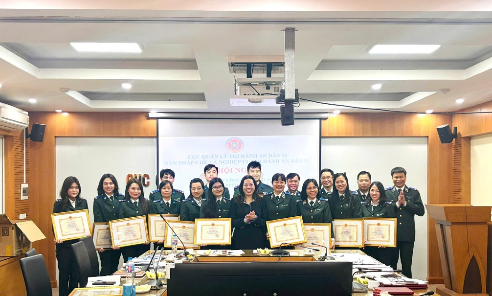 Hội nghị Tổng kết công tác năm 2025, triển khai công tác năm 2026 của Ban Pháp chế và Nghiệp vụ Thi hành án dân sự, Cục Quản lý Thi hành án dân sự