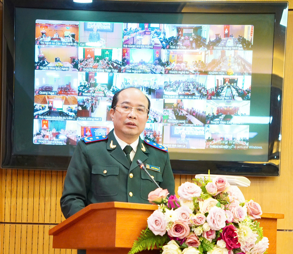 Hội nghị trực tuyến giao ban công tác THADS Quý I/2026: Nâng cao kết quả thi hành án, siết chặt kỷ cương, đẩy mạnh chuyển đổi số