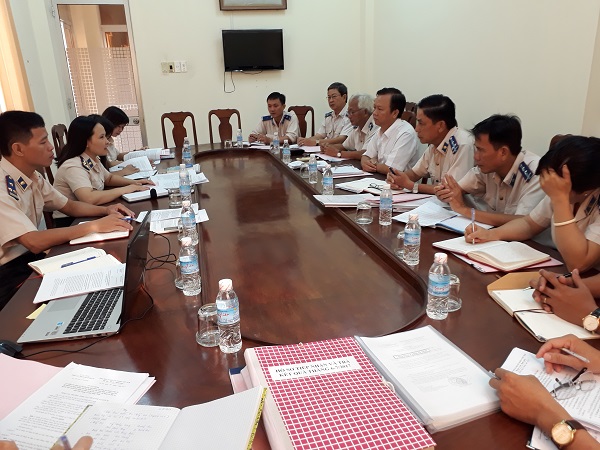 Tổng cục Thi hành án dân sự kiểm tra chuyên đề về công tác bồi thường nhà nước, đảm bảo tài chính, công tác thi hành án hành chính, thực hiện cơ chế một cửa, hỗ trợ trực tuyến thi hành án dân sự tại Cục Thi hành án dân sự tỉnh Tiền Giang