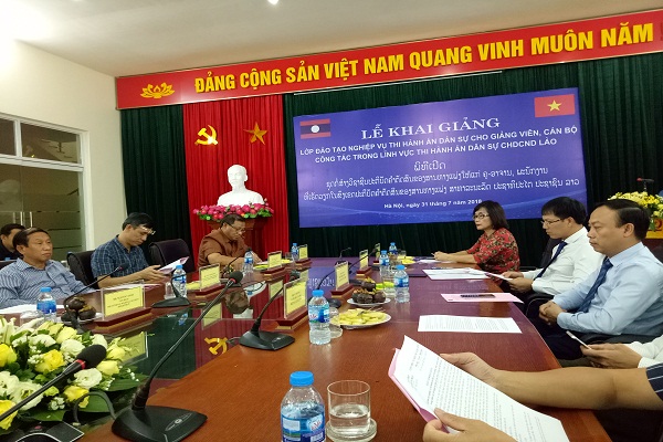 Tổng cục Thi hành án dân sự tích cực, chủ động phối hợp trong đào tạo nghiệp vụ thi hành án dân sự cho cán bộ, giảng viên Cộng hòa dân chủ nhân dân Lào