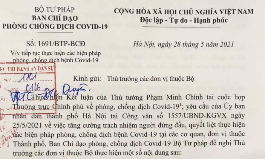 Tiếp tục thực hiện các biện pháp phòng, chống dịch bệnh Covid-19