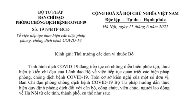 Thực hiện các biện pháp phòng, chống dịch bệnh Covid-19