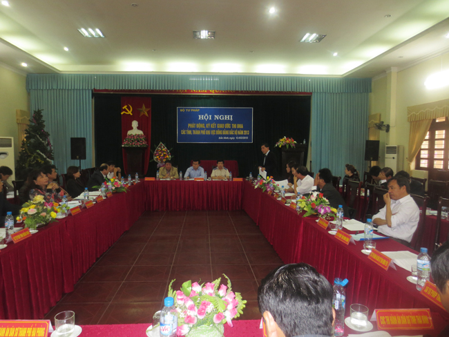 Khu vực Đồng bằng Bắc bộ tổ chức Hội nghị phát động thi đua và ký kết giao ước thi đua khối cơ quan Tư pháp, Thi hành án dân sự. 