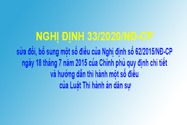 Triệu tập tham dự Hội thảo “Những điểm mới của Nghị định số 33/2020/NĐ-CP, quá trình áp dụng và một số vấn đề cần lưu ý”