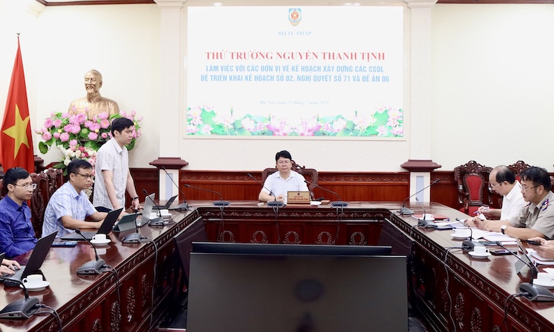 Xây dựng cơ sở dữ liệu phục vụ chuyển đổi số trong lĩnh vực tư pháp